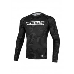 Pitbull_West_Coast_pánský_rashguard_Net_Camo_Hilltop_2_dlouhý_rukáv_All_Black_Camo