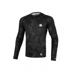 Pitbull_West_Coast_pánský_rashguard_Net_Camo_2_dlouhý_rukáv_All_Black_Camo