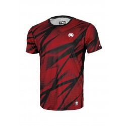 Pitbull_West_Coast_pánský_rashguard_Performance_Mesh_Dot_Camo_2_červený