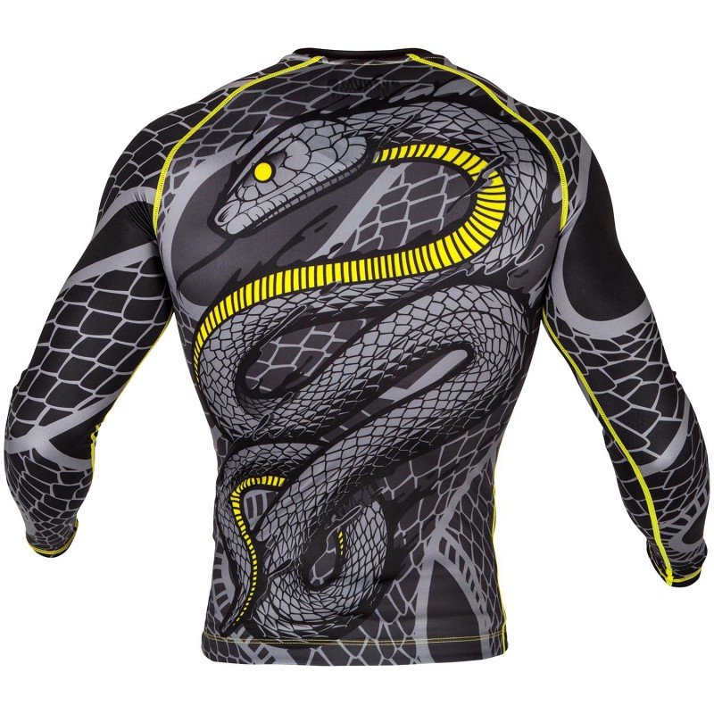 Rashguard Venum Snaker černá dlouhý rukáv L