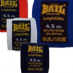 Boxerská bandáž Bail polyester bílá 3,5m